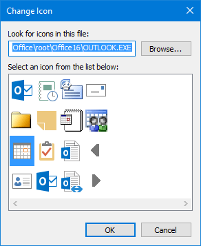 MS Outlook Logo - Create a Desktop shortcut to an Outlook folder
