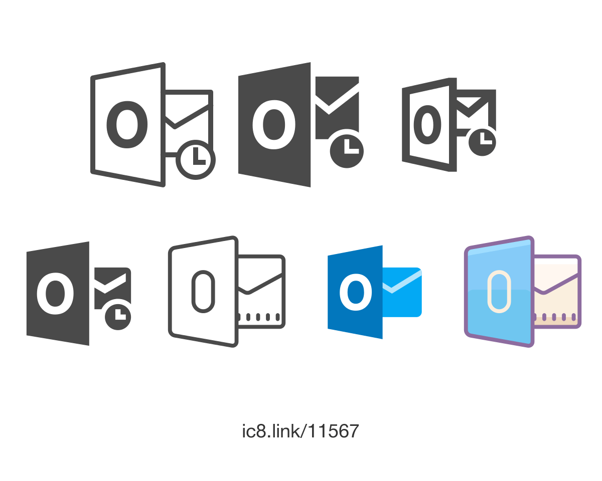 MS Outlook Logo - Microsoft Outlook Icon download, PNG and vector