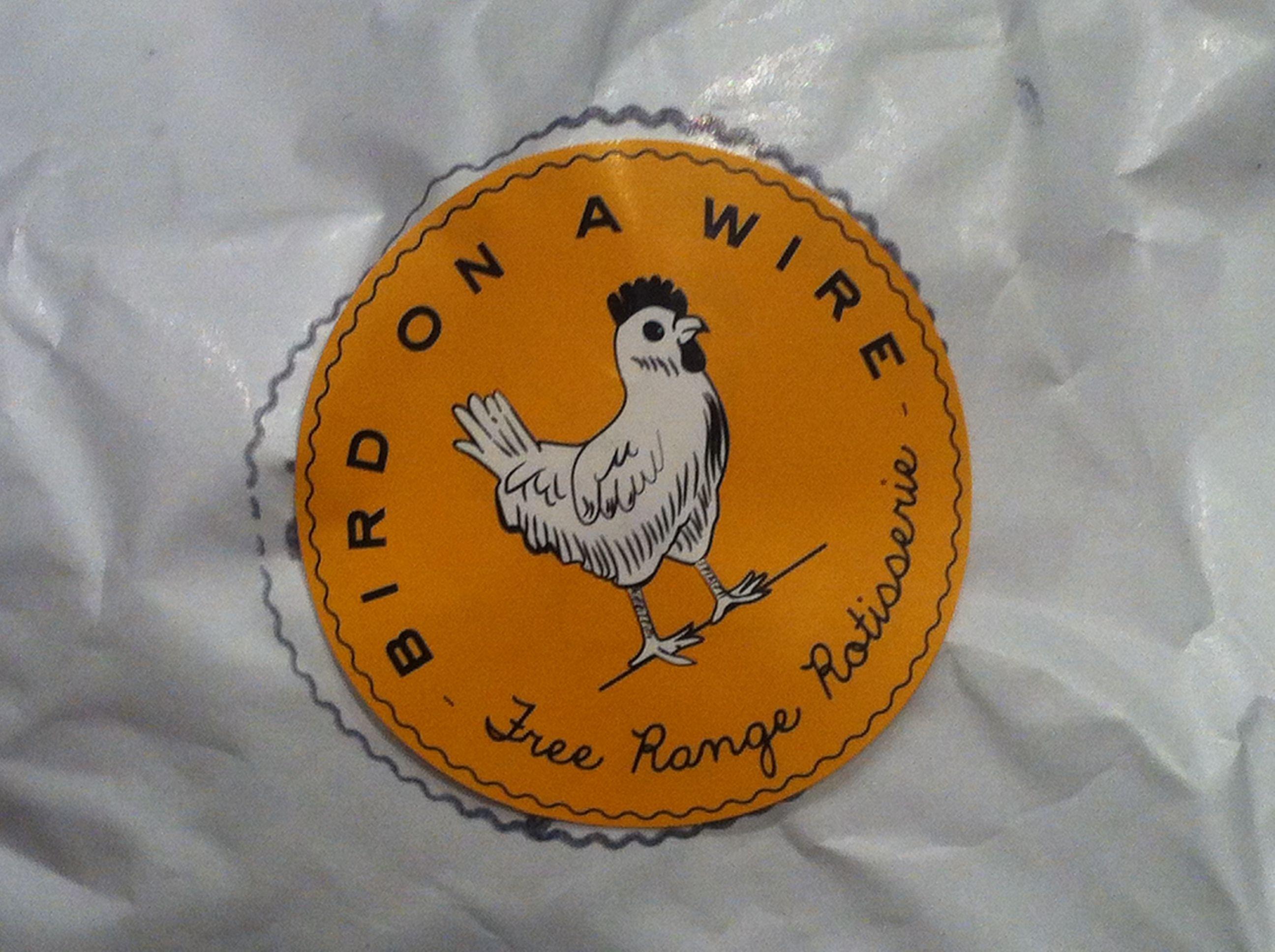 Wire Bird Logo - Bird on a Wire logo - Cheap Eats - Auckland