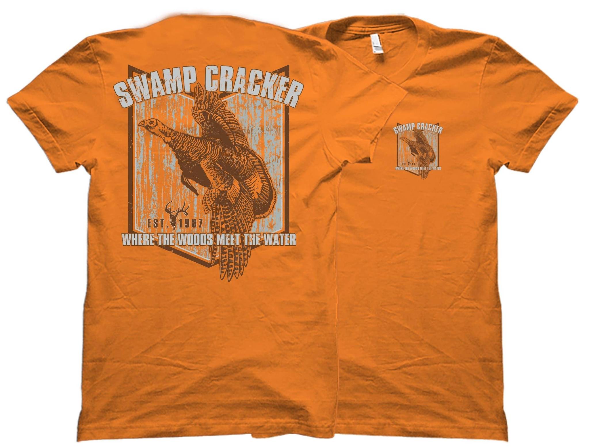 Flying Turkey Logo - Flying Turkey Swamp Cracker Shirt