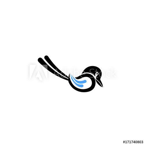 Wire Bird Logo - blue-black-bird-logo - Buy this stock vector and explore similar ...