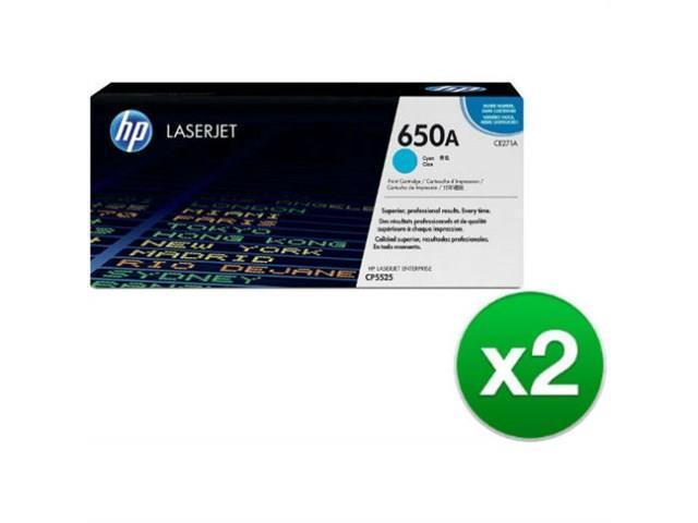 Original Newegg Logo - HP 650A Cyan Original LaserJet Toner Cartridge (CE271A)(2-Pack ...