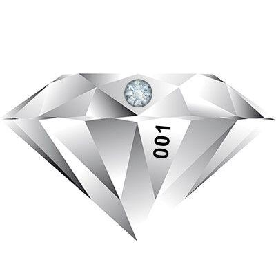 Silver Diamond Shaped Logo - Niue - 2016 - 2 Dollars - Diamond Shaped Coin (SATINED) - NumisCollect