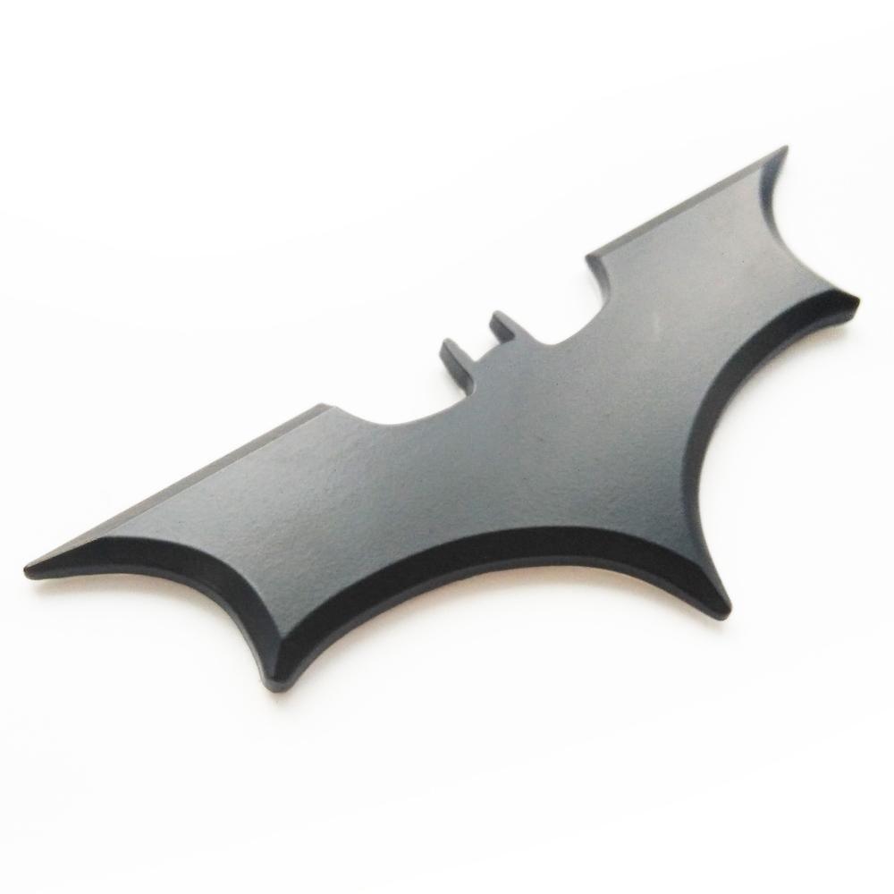 3D Bat Logo - Wholesale 3D Bat Car Sticker Cool Metal Bat Auto Logo Cover Car