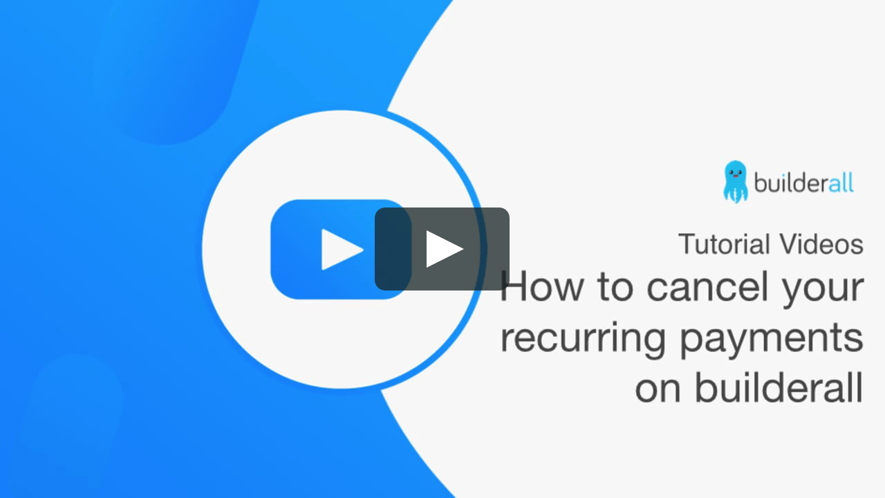 Builderall Logo - How to cancel your recurring payments on builderall on Vimeo