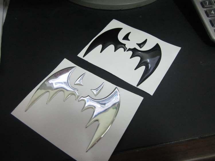 3D Bat Logo - Funny 3D Bat Car Stickers and Decal Logo Decotration for Tesla ...