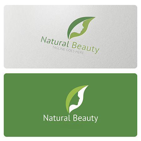 Beauty and Cosmetic Company Logo - Natural Beauty is a simple and effective logo suitable for bio ...