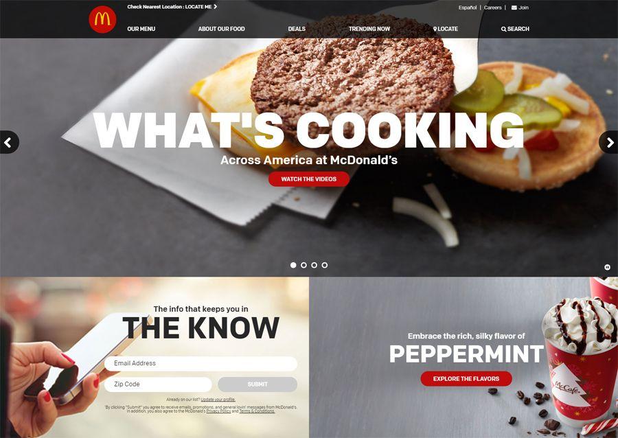 Red Black Yellow Food Logo - How Does Red Color in Web Design Attract Your Visitors