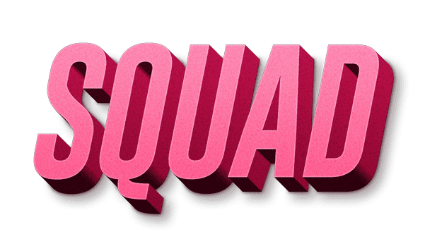 Pink Squad Logo - SQUAD - TheZombiUnicorn