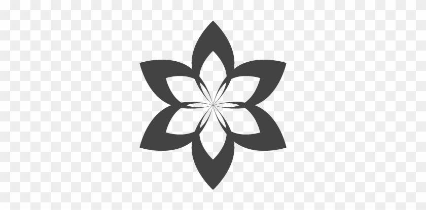White Flower Logo - Flower Logo Template - Firework Icon - Free Transparent PNG Clipart ...