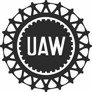 United Auto Workers Logo - United Auto Workers UAW Logo Vinyl Decal Car Truck Window Sticker