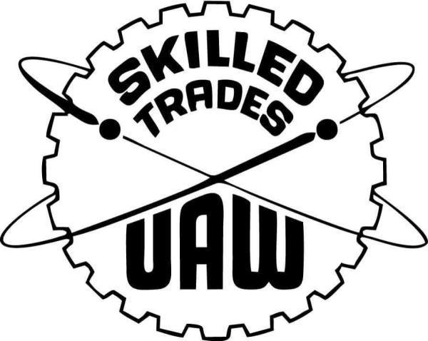 United Auto Workers Logo - United Auto Workers Skilled Trades Vinyl Car Window Laptop Decal ...