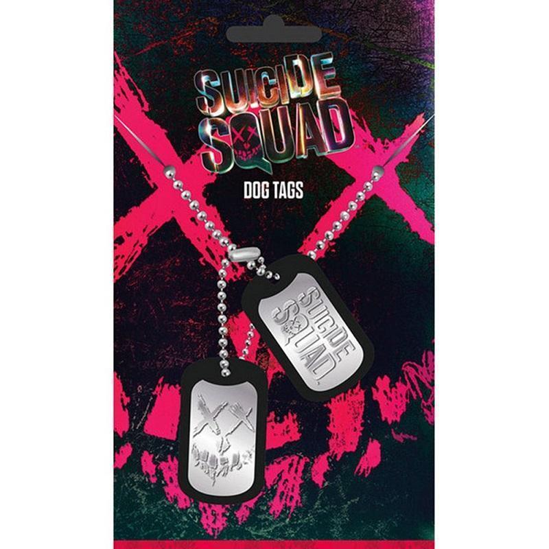 Pink Squad Logo - DC Comics Suicide Squad Logo Double Dog Tag Pendant