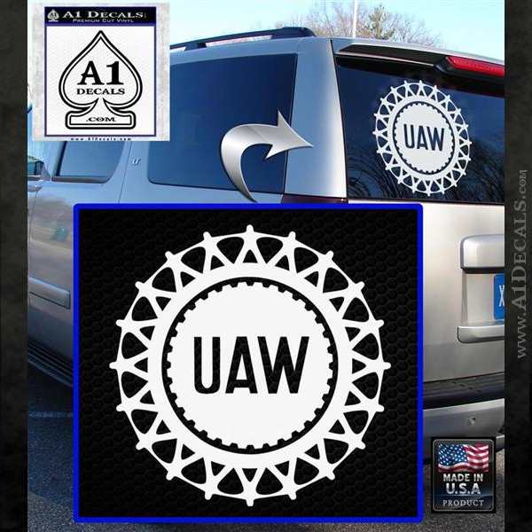 United Auto Workers Logo - United Auto Workers UAW Decal Sticker » A1 Decals
