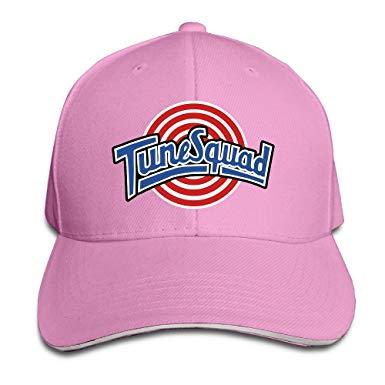 Pink Squad Logo - Rifan Tune Squad Logo Lola Bunny Baseball Hats Pink: Amazon.co.uk