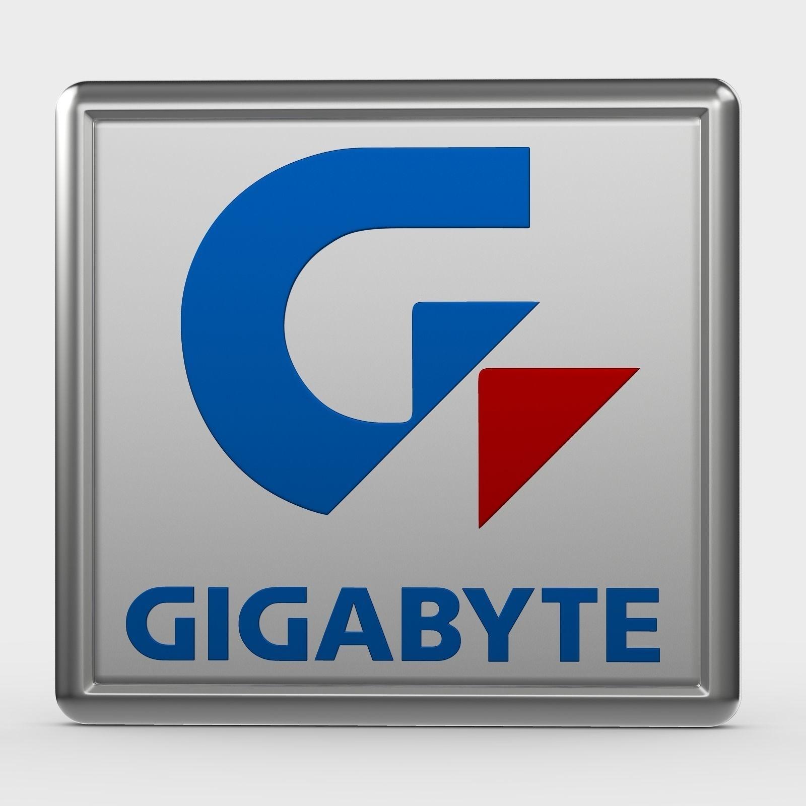 Gigabyte Logo - 3D model gigabyte logo | CGTrader