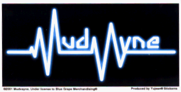 Mudvayne Logo - Amazon.com: Mudvayne - Heartbeat Logo on Black - Sticker / Decal ...