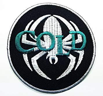 Cold Spider Logo - Cold Spider Logo Patches 8x8 Cm (Blak) Iron on Patch/embroidered ...