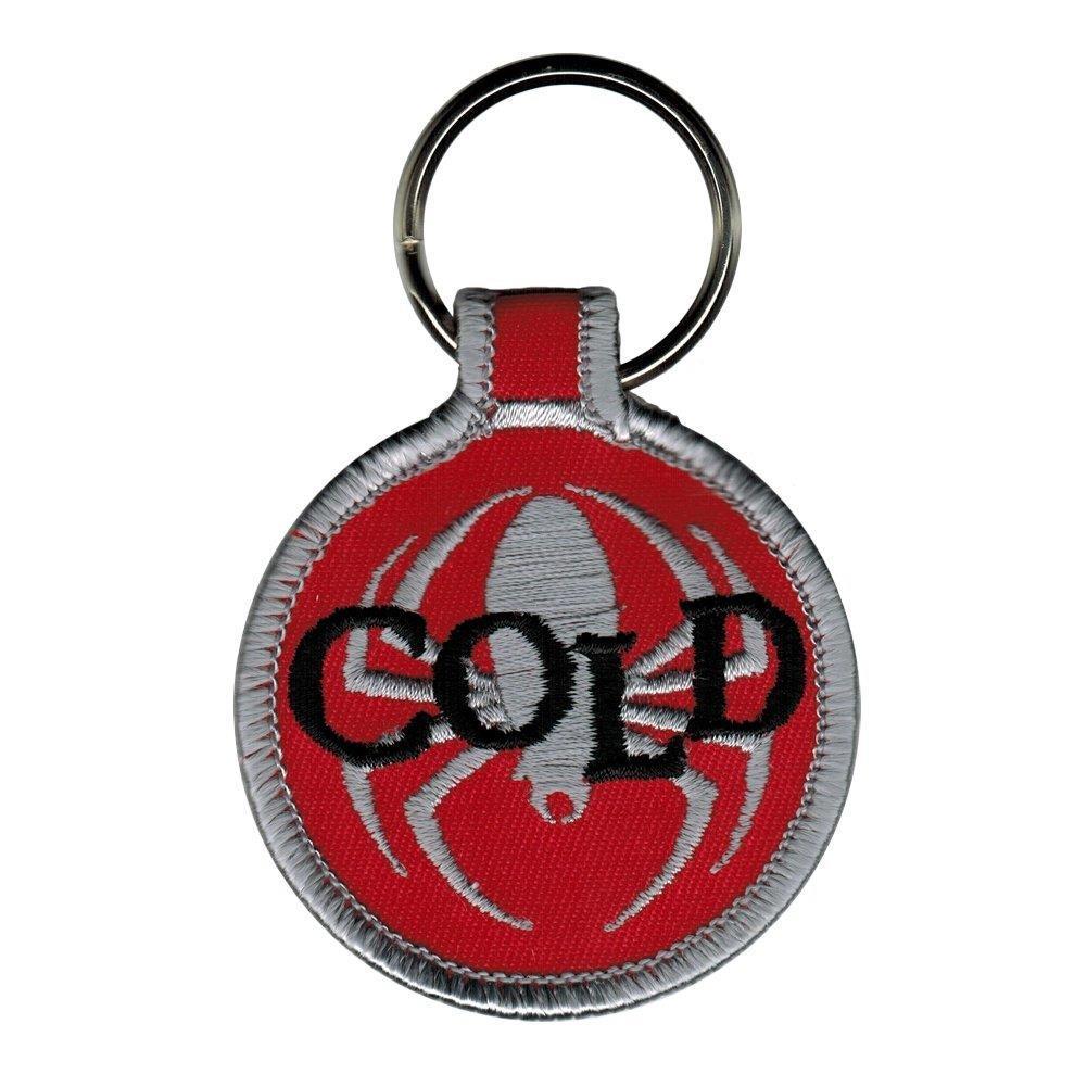 Cold Spider Logo - Cold Year Of The Spider Embroidered Round Keychain – RockMerch