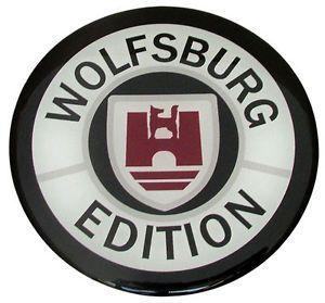 VW Wolfsburg Logo - VW WOLFSBURG EDITION Badge Emblem Fender Grill Trunk Hatch GTI MK1 ...