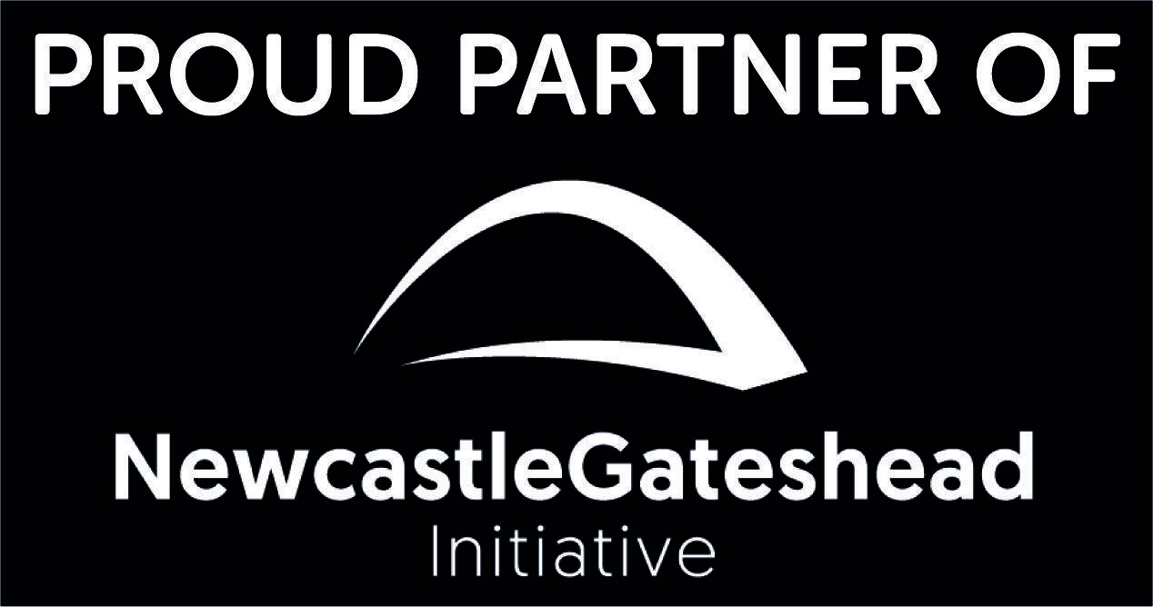 The White Logo - Proud partner logo | NewcastleGateshead Initiative
