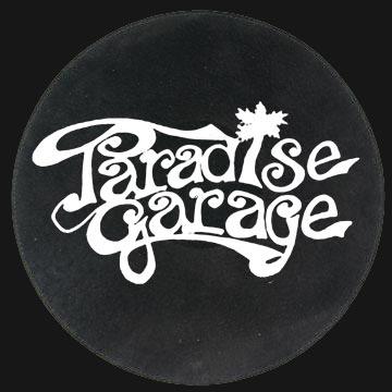 Paradise Garage Logo - PARADISE GARAGE LOGO SLIPMATS(BLACK:PAIR) GLOGO.SLIPMATS.BLACK