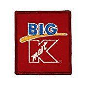 Big K Logo - 3.25 Vintage Big 'K' Kmart Company Logo STITCH Patch