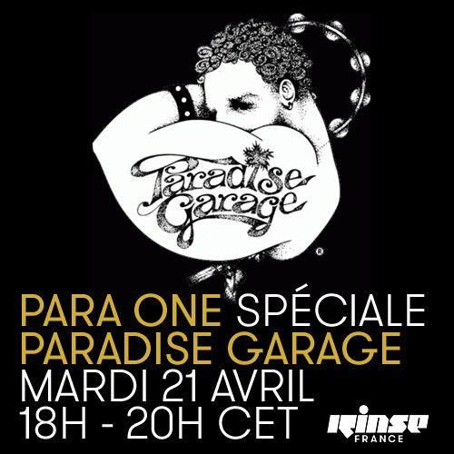 Paradise Garage Logo - Para One on Rinse FR - Paradise Garage Mix by Para One | Free ...