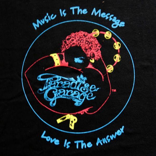 Paradise Garage Logo - Paradise Garage Tri-Color T-Shirt – VINTAGE HOUSE TEE's