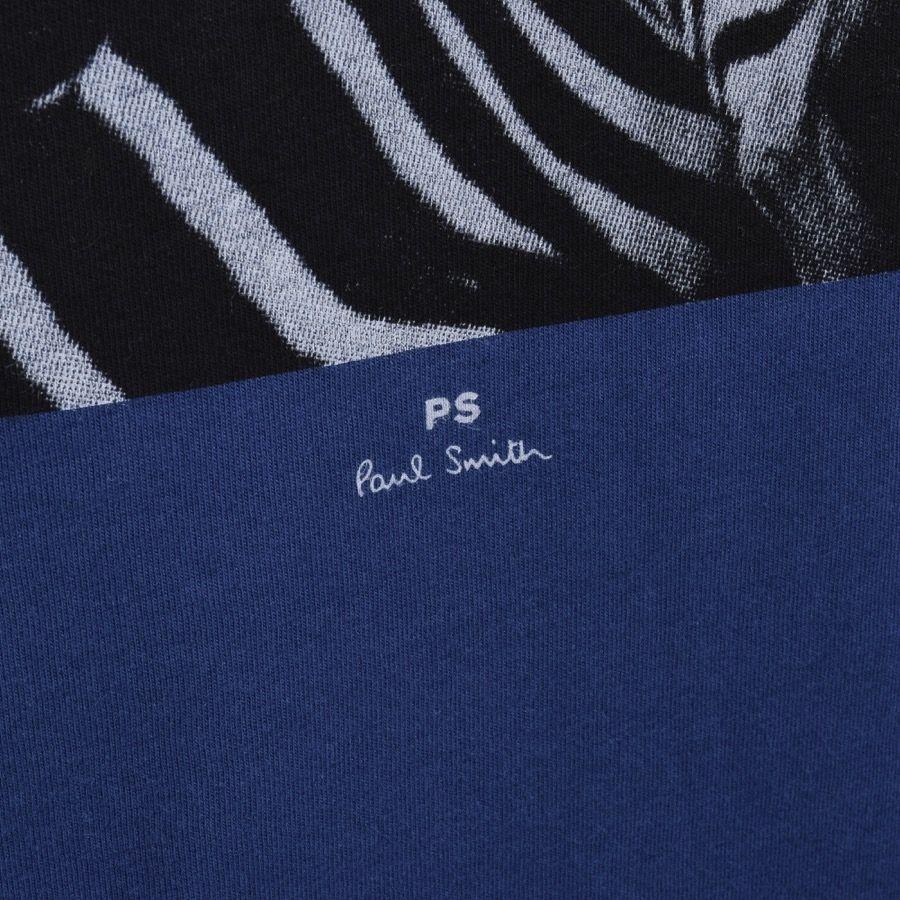 Zebra Clothing Logo - PS By Paul Smith Zebra Logo T Shirt Navy EXOR 2010 Mens Clothing