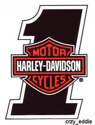 Harley-Davidson Bar Shield Logo - Harley davidson no 1 bar & shield decal **inside | sign job ...