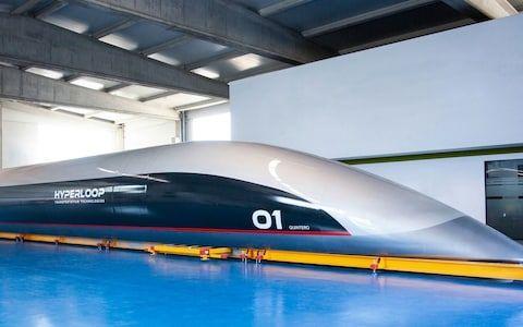 Hyperloop Transportation Technologies Logo - HyperloopTT reveal their first full-scale Hyperloop passenger capsule