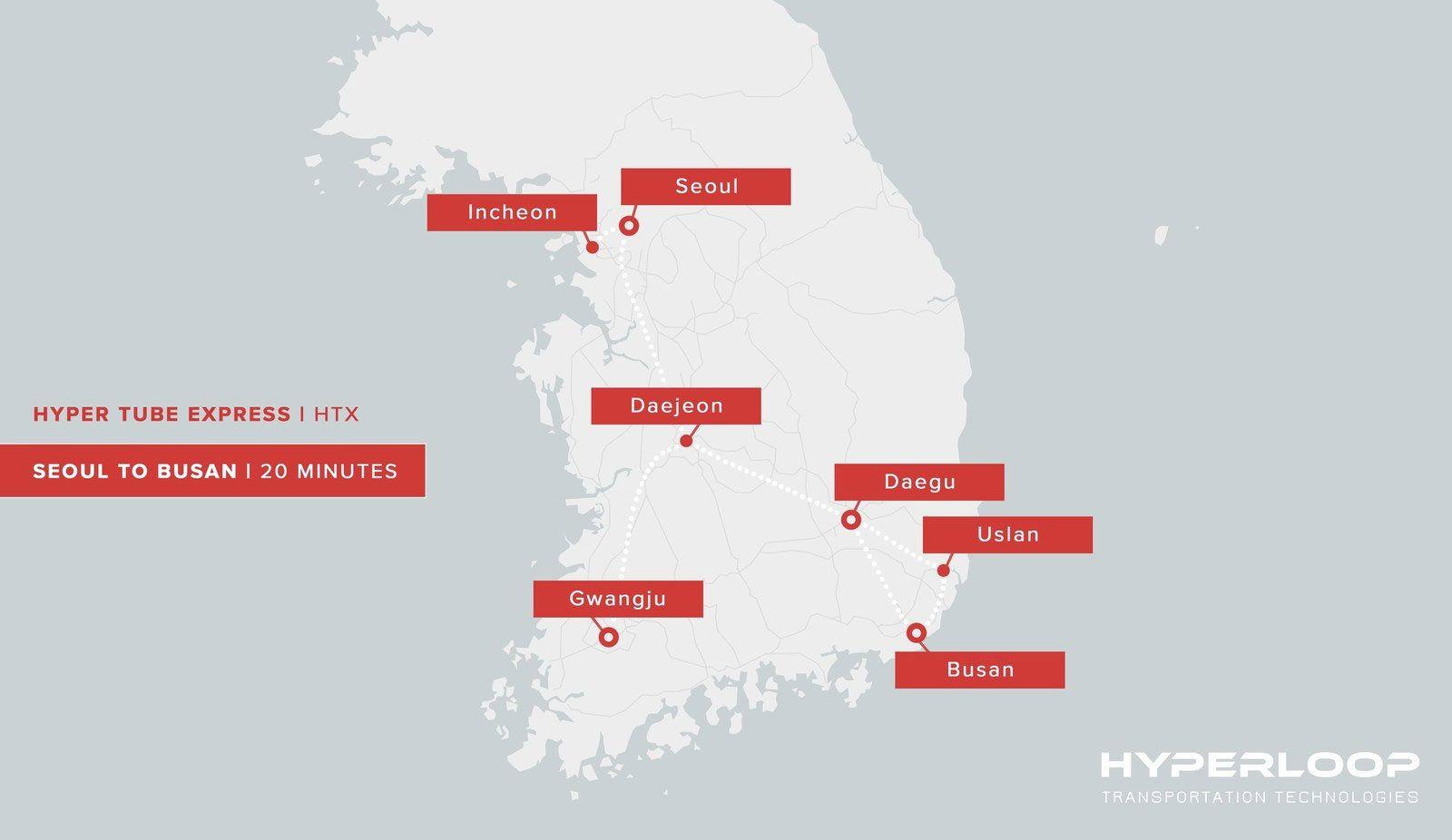 Hyperloop Transportation Technologies Logo - South Korea Wants Its Own Hyperloop For High Speed Transit