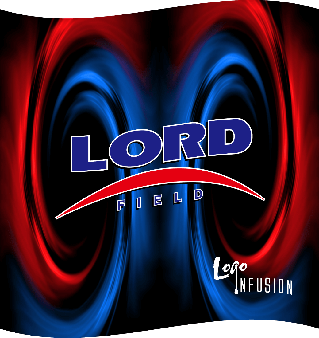 Red and Blue Swirl Logo - Lord Field Towels – Logo Infusion Europe/Suomi