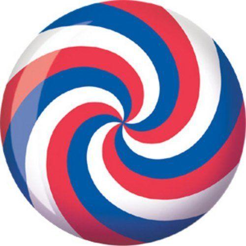 Red and Blue Swirl Logo - Viz-A-Ball Spiral Red/White/Blue 8 10 16 ONLY by Viz-A-Ball. $84.99 ...