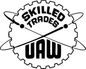 UAW Skilled Trades Logo - United Auto Workers Skilled Trades Vinyl Car Window Laptop Decal