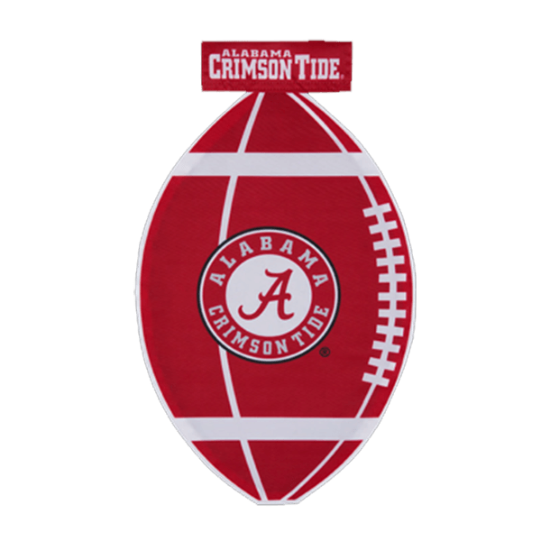 University of the U of Al Logo - University of Alabama Football Shaped Garden Flag