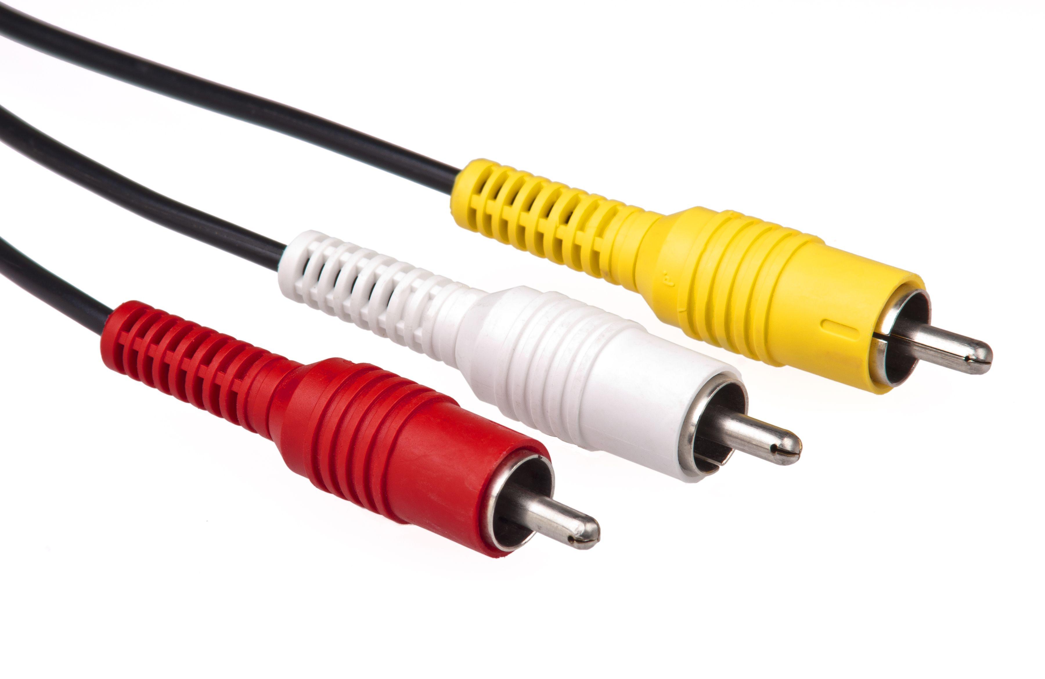 Red Yellow White Logo - RCA connector