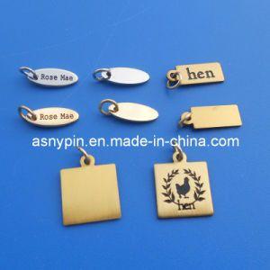 Tag Wholesale Logo - China Brass Stamped Custom Engraved Logo Metal Jewelry Tags ...