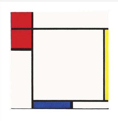 Red Yellow White Logo - Red Yellow and Blue Piet Mondrian Prints, Paintings & Posters