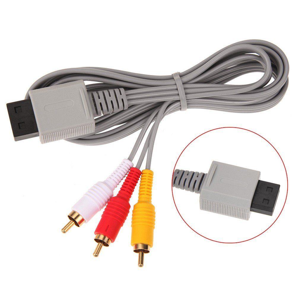 Red Yellow White Logo - Neotechs® Wii Composite AV TV Video Cable Lead Red: Amazon.co.uk ...