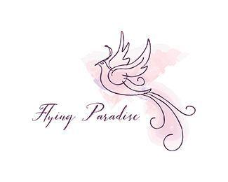 Bird of Paradise Logo - Flying Paradise Logo design of paradise. My logos