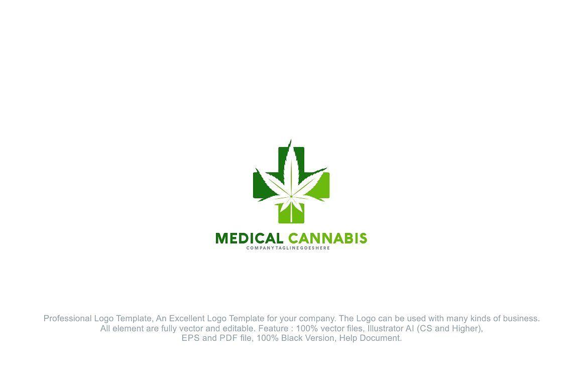 Medical Marijuana Logo - Medical Cannabis ~ Logo Templates ~ Creative Market