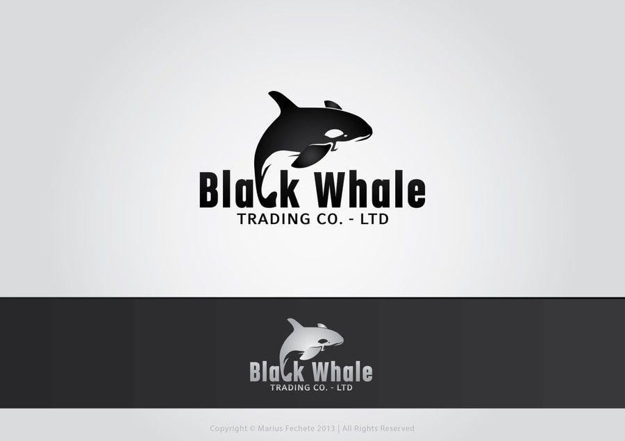 Black Whale Logo - Entry by mariusfechete for TRADING COMPANY LOGO