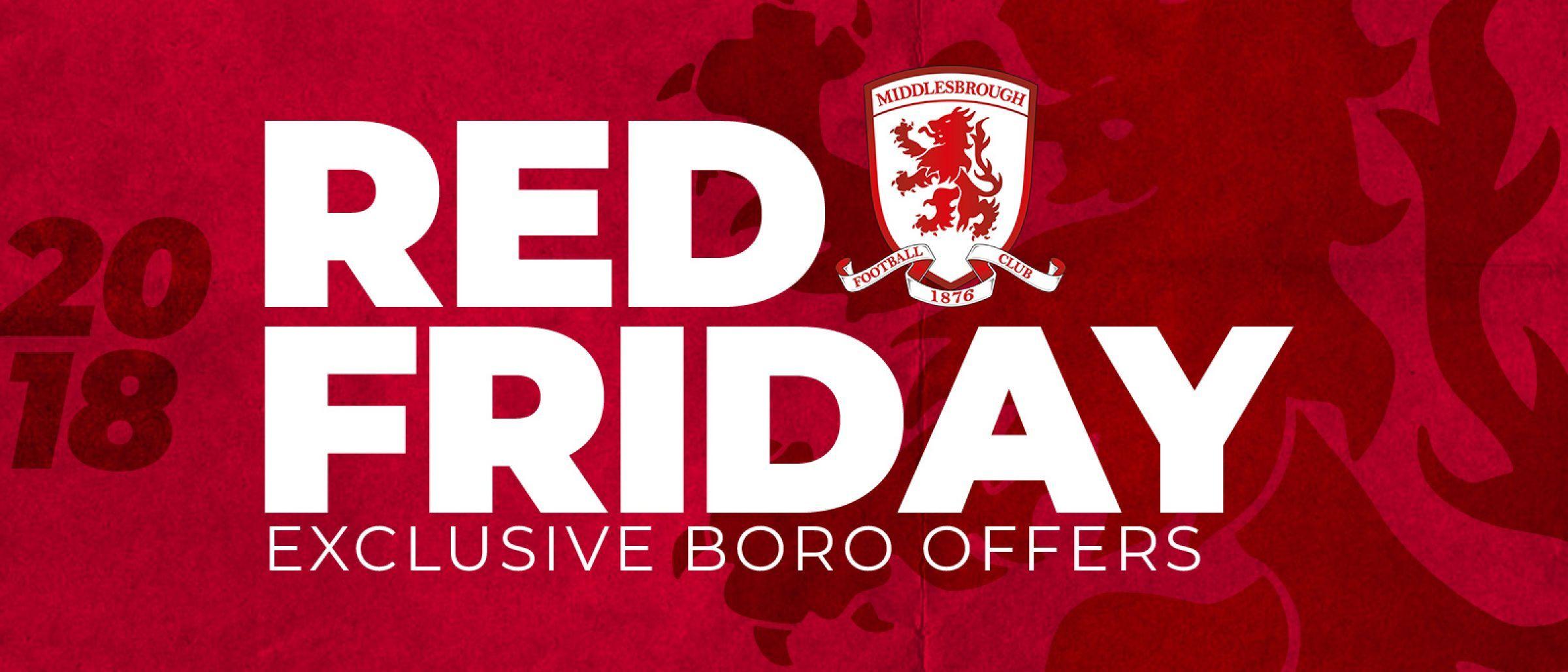 Red Friday Logo - Red Friday Offers From MFC | Middlesbrough FC