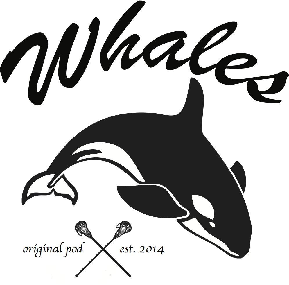 Black Whale Logo - Whales LaxWhales Lax