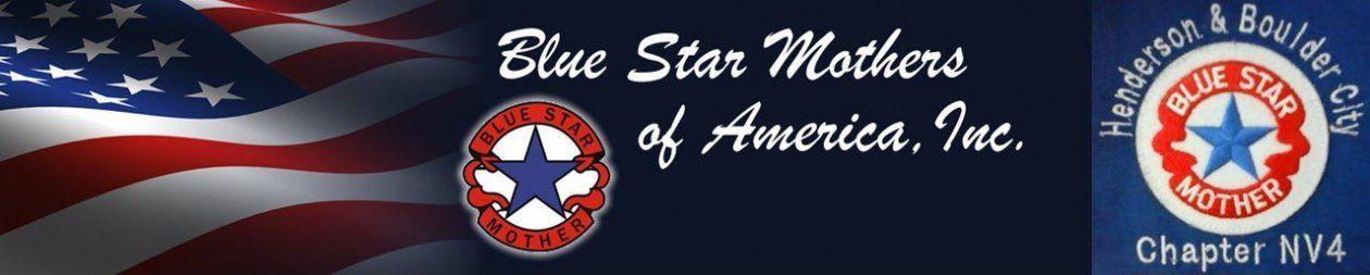 Blue Star Mother's of America Logo - Nevada Chapter NV4 of 