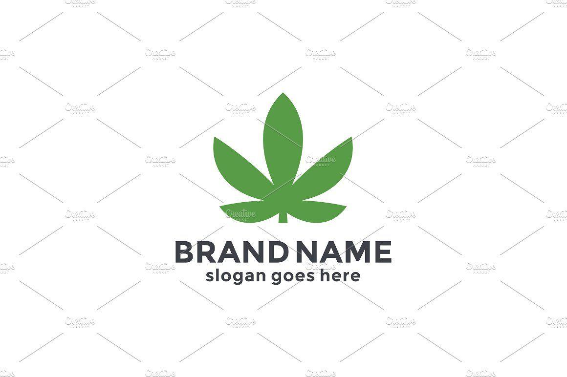 Medical Marijuana Logo - Cannabis Logo Template ~ Logo Templates ~ Creative Market