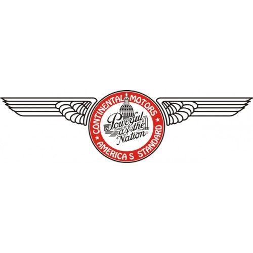 Aircraft Engine Logo - Continental Motors Aircraft Engine Logo,Vinyl Graphics Decal ...