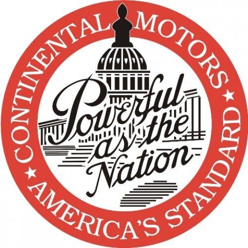 Aircraft Engine Logo - Continental Motors Aircraft Engine Logo,Vinyl Graphics Decal ...